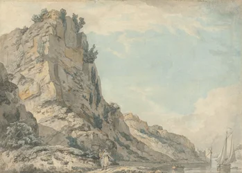 St. Vincents Rock, Clifton, Bristol med Hotwells Spring House i det fjerne